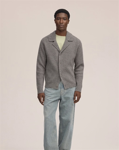 NN.07 - Shane Rib Wool Cardigan - Mable Husk